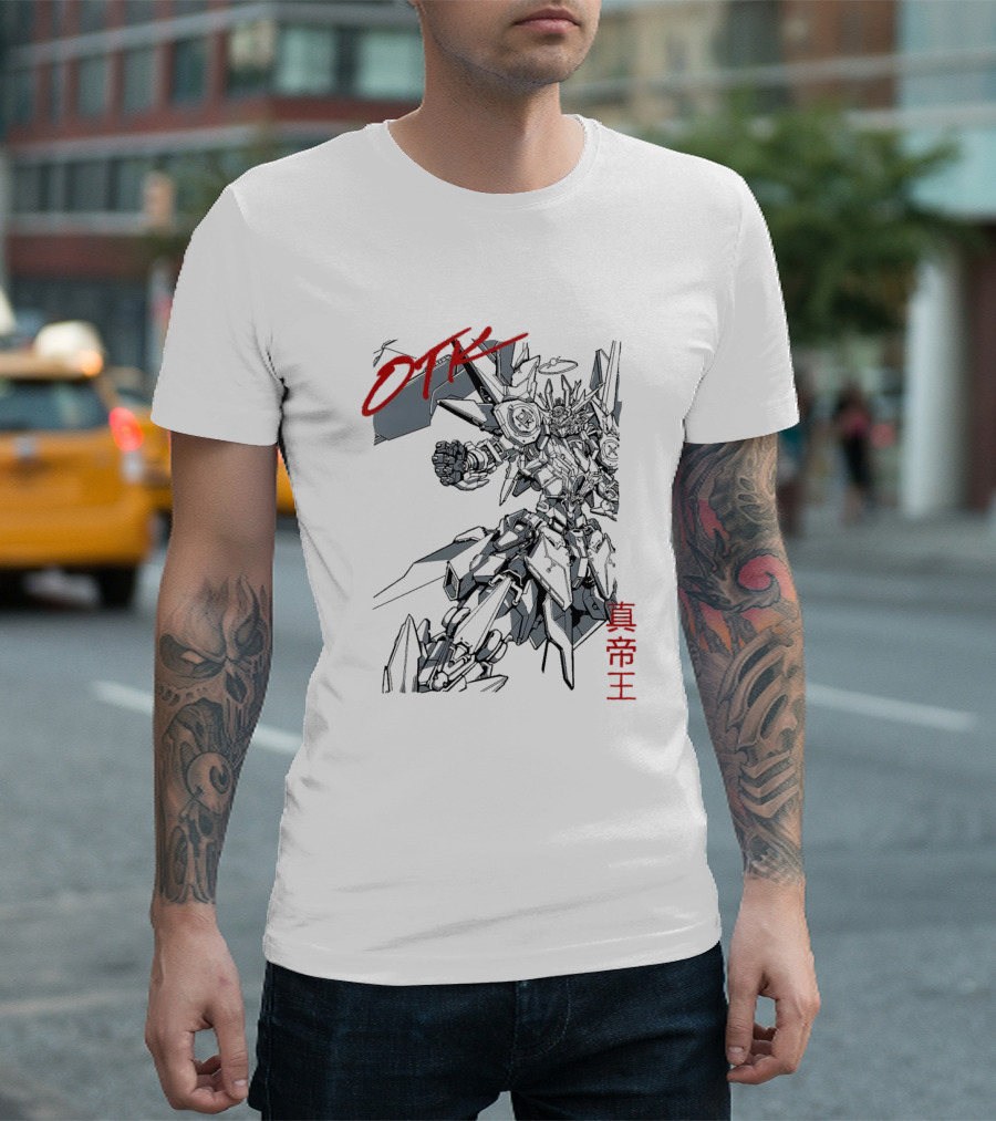 OTK 真帝王 Mech 01 Gray T-Shirt