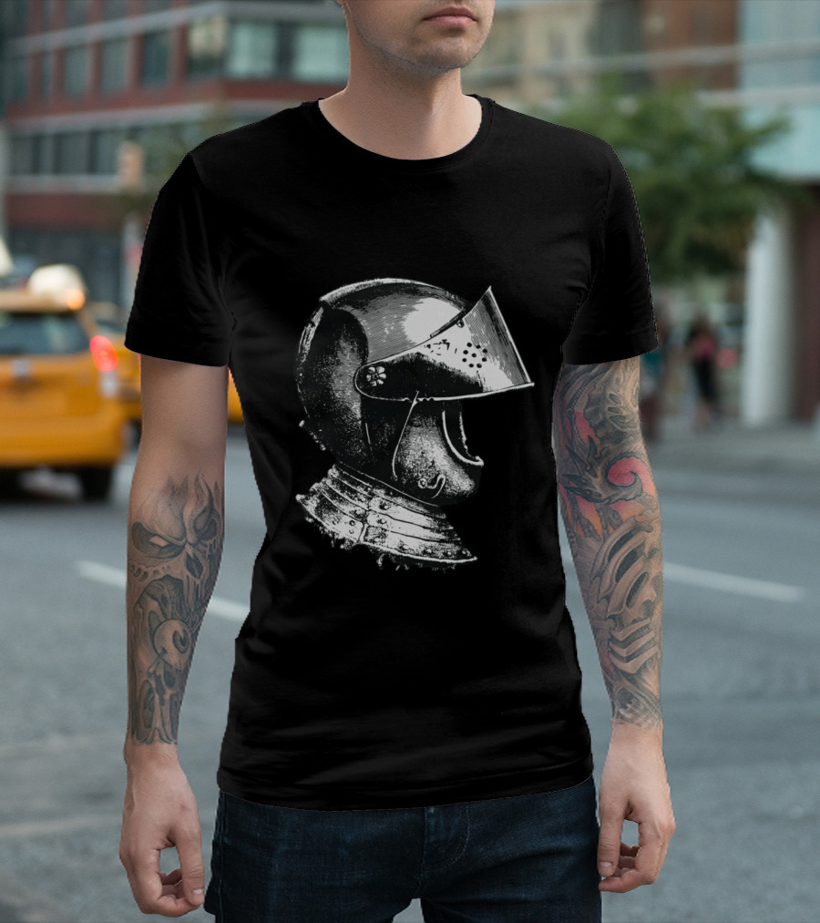 A Knight Helmet Medieval Armor T-Shirt