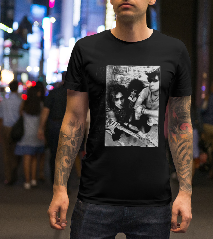 The Flaming Lips She Don’t Use Jelly Black And White Band Photo T-Shirt