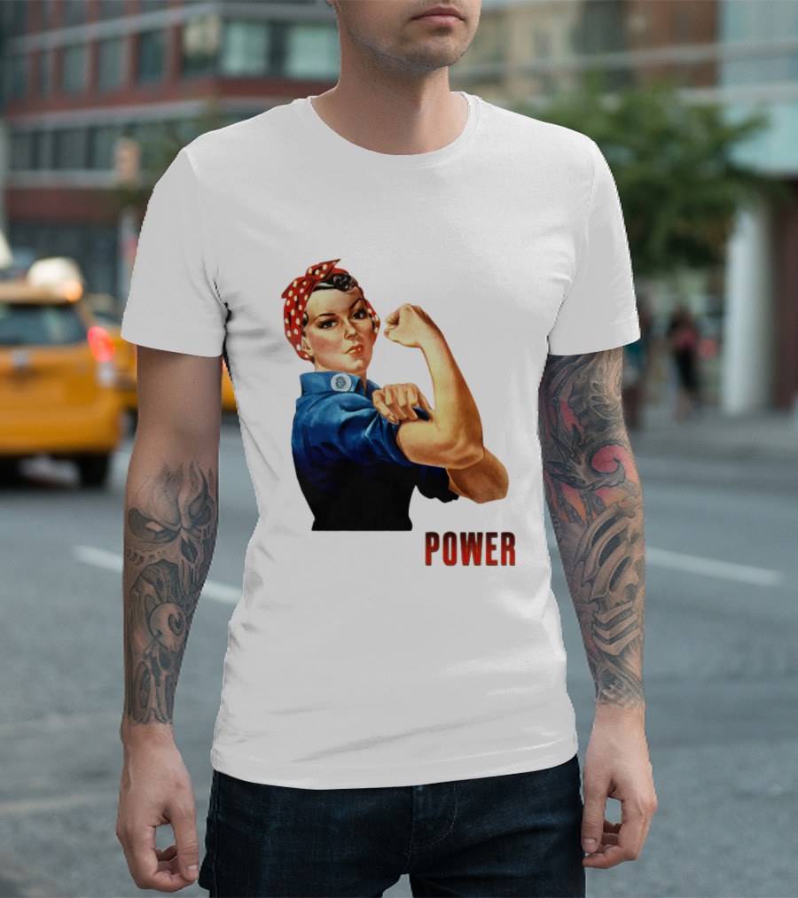 Rosie the Riveter Woman Power T-Shirt