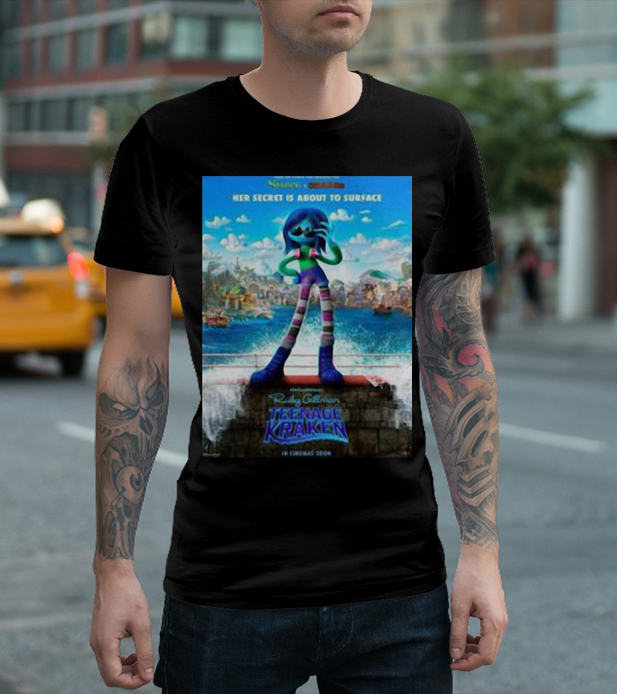 Ruby Gillman Teenage Kraken Her Secret Is About To Surface Dreamworks In Cinemas Soon T-Shirt