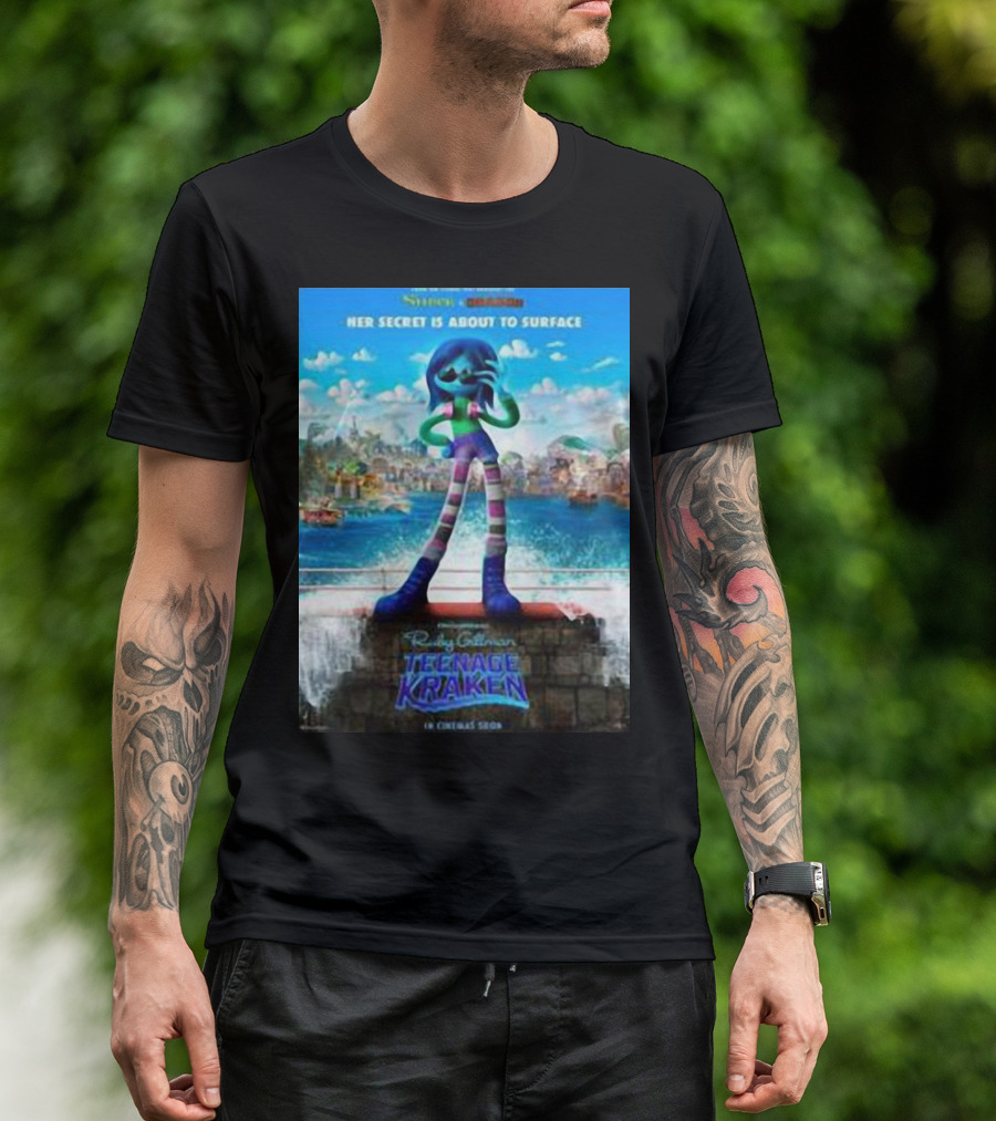 Ruby Gillman Teenage Kraken Her Secret Is About To Surface Dreamworks In Cinemas Soon T-Shirt
