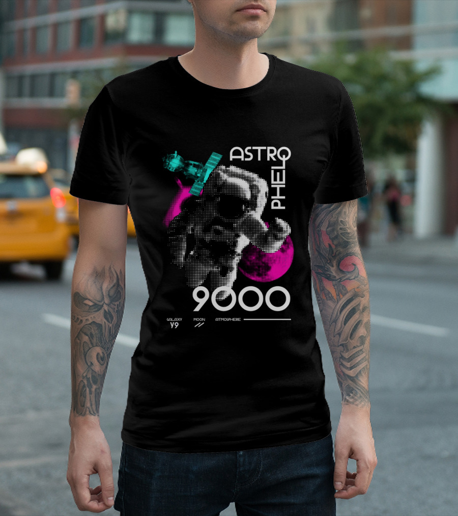 Astrophel 9000 Galaxy V9 Moon Atmosphere T-Shirt