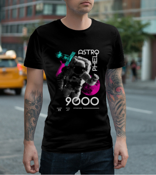 Astrophel 9000 Galaxy V9 Moon Atmosphere T-Shirt