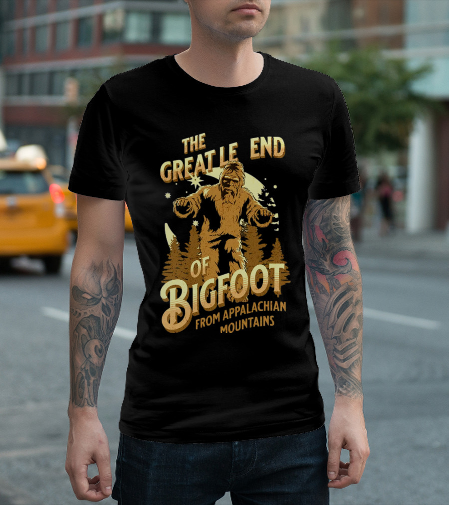 The Great Legend Of Bigfoot From Appalachian Mountains T-Shirt