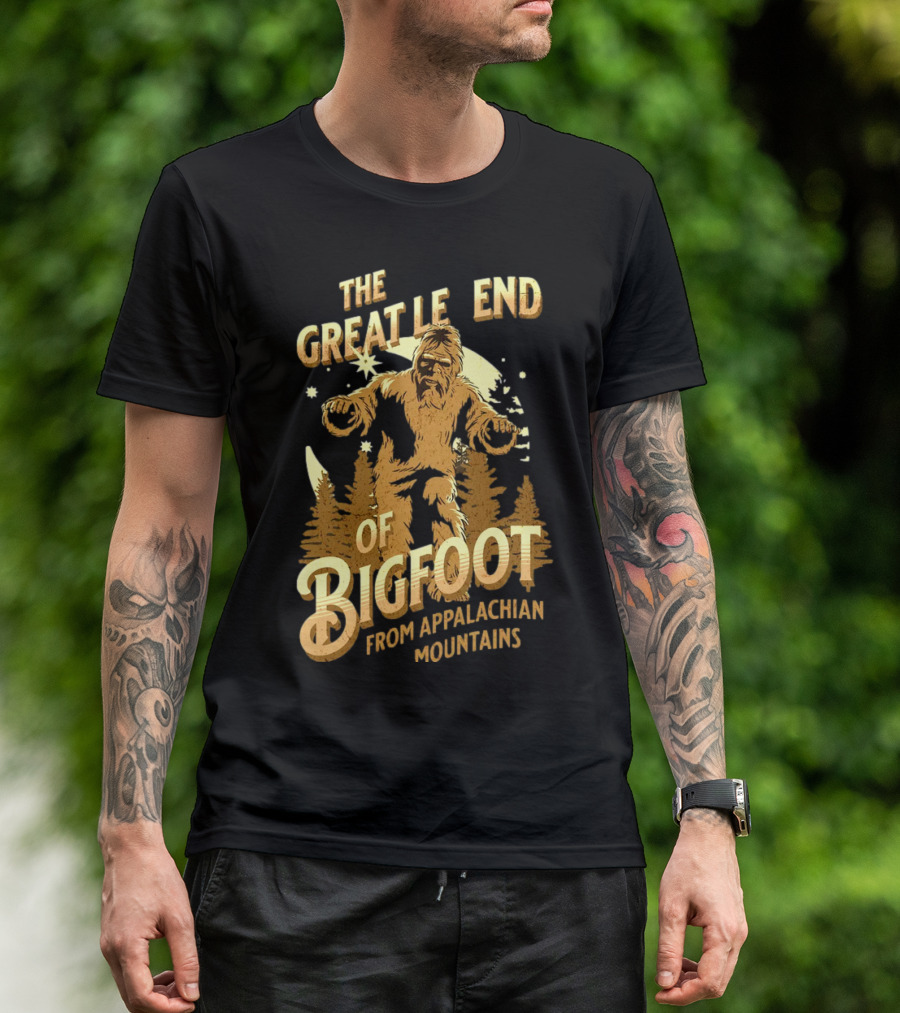 The Great Legend Of Bigfoot From Appalachian Mountains T-Shirt