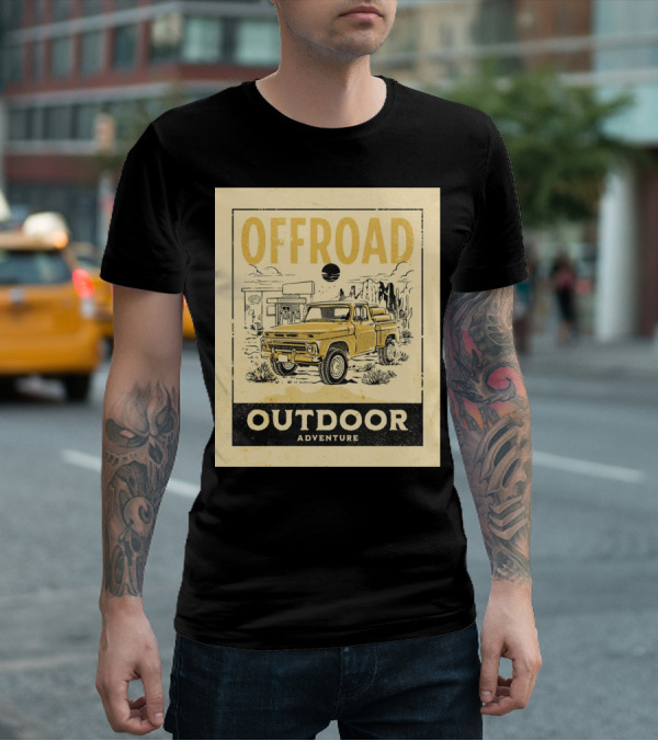 Offroad Outdoor Adventure Pickup Truck T-Shirt