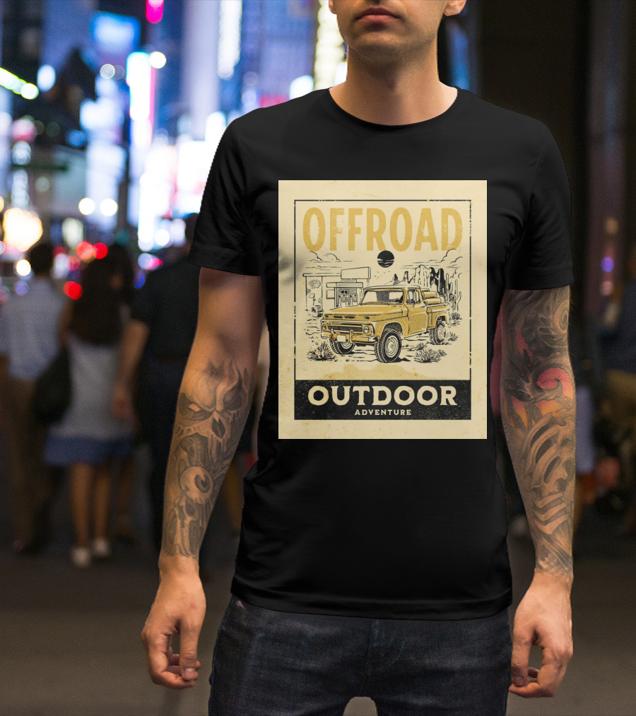 Offroad Outdoor Adventure Pickup Truck T-Shirt