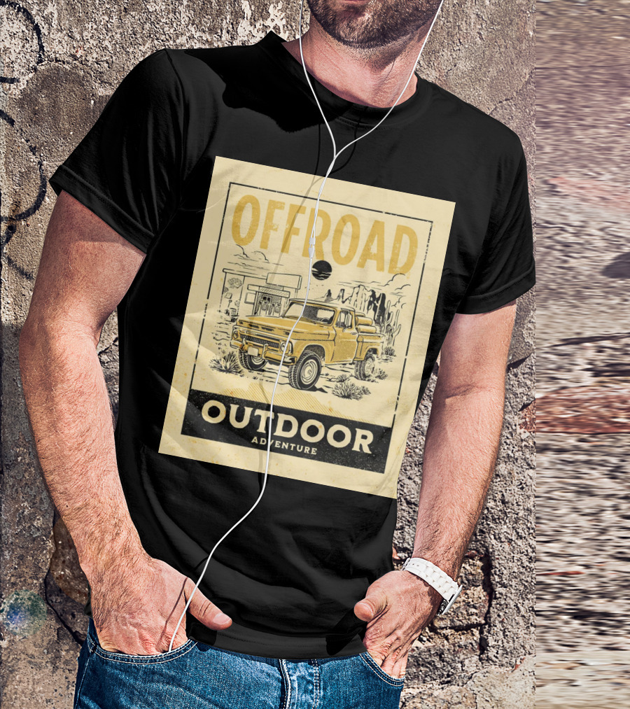 Offroad Outdoor Adventure Pickup Truck T-Shirt