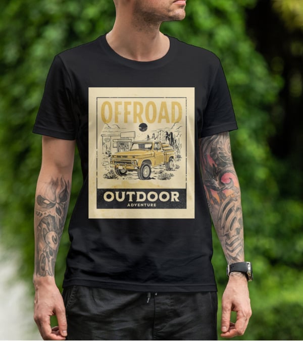 Offroad Outdoor Adventure Pickup Truck T-Shirt