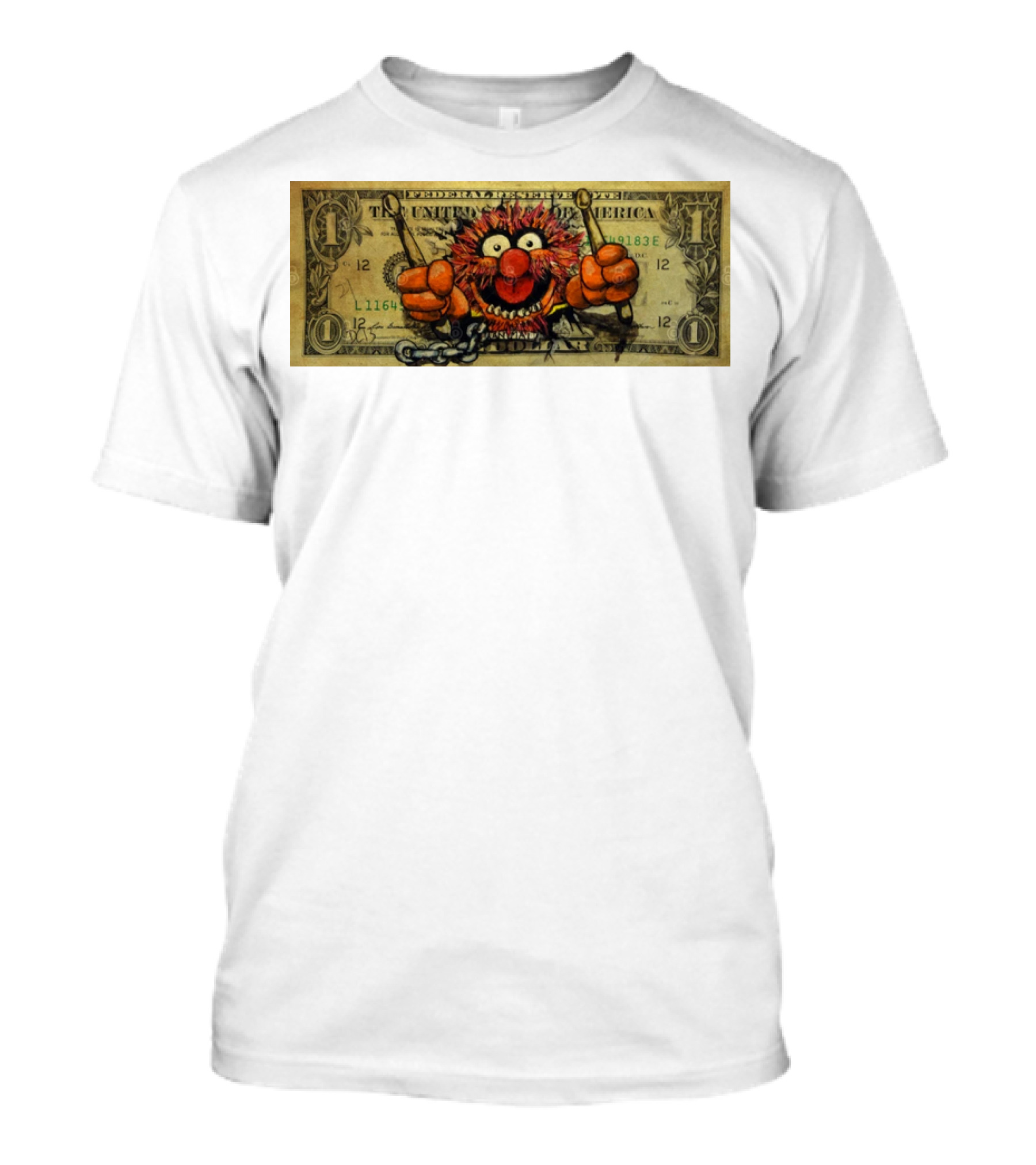 MONEY MUPPETS SHOWS Animal Dollar Bill T-Shirt
