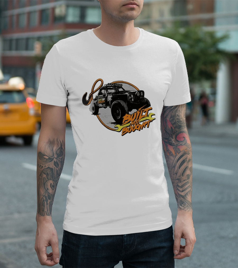 Fab Rats Built Not Bought Vintage Off-Road Truck Merchandise T-Shirt