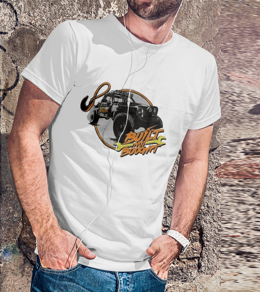 Fab Rats Built Not Bought Vintage Off-Road Truck Merchandise T-Shirt