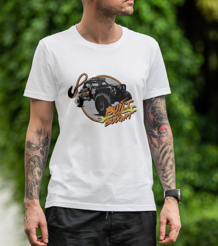 Fab Rats Built Not Bought Vintage Off-Road Truck Merchandise T-Shirt