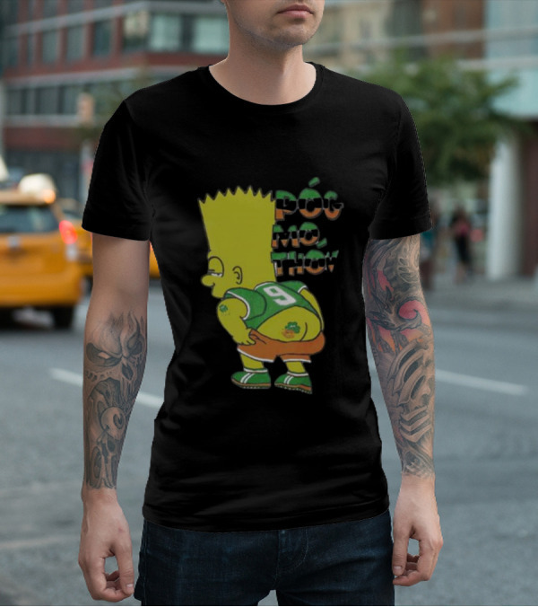 Simperson Bart Number 9 Pog Mo Thon St. Patrick's Irish Green T-Shirt