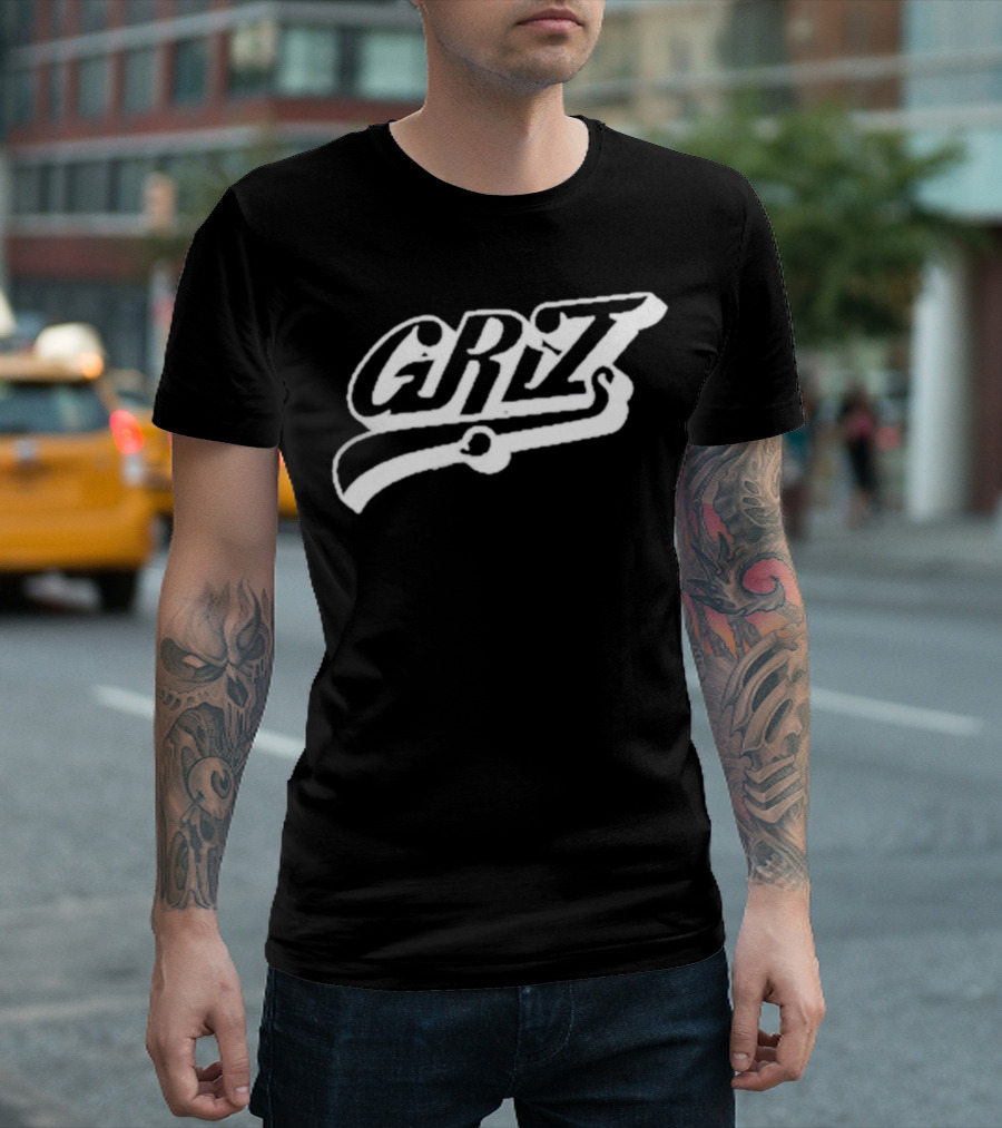 GRIZ Swoop Classic Styled Text T-Shirt