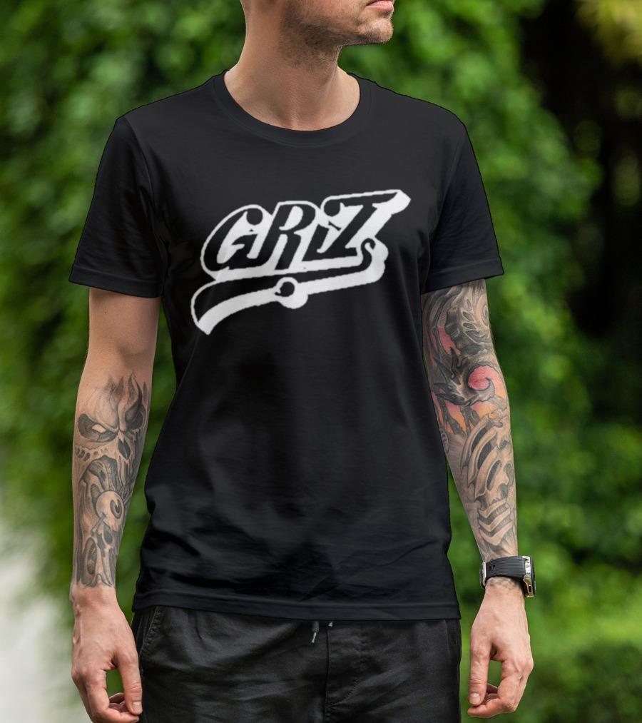 GRIZ Swoop Classic Styled Text T-Shirt
