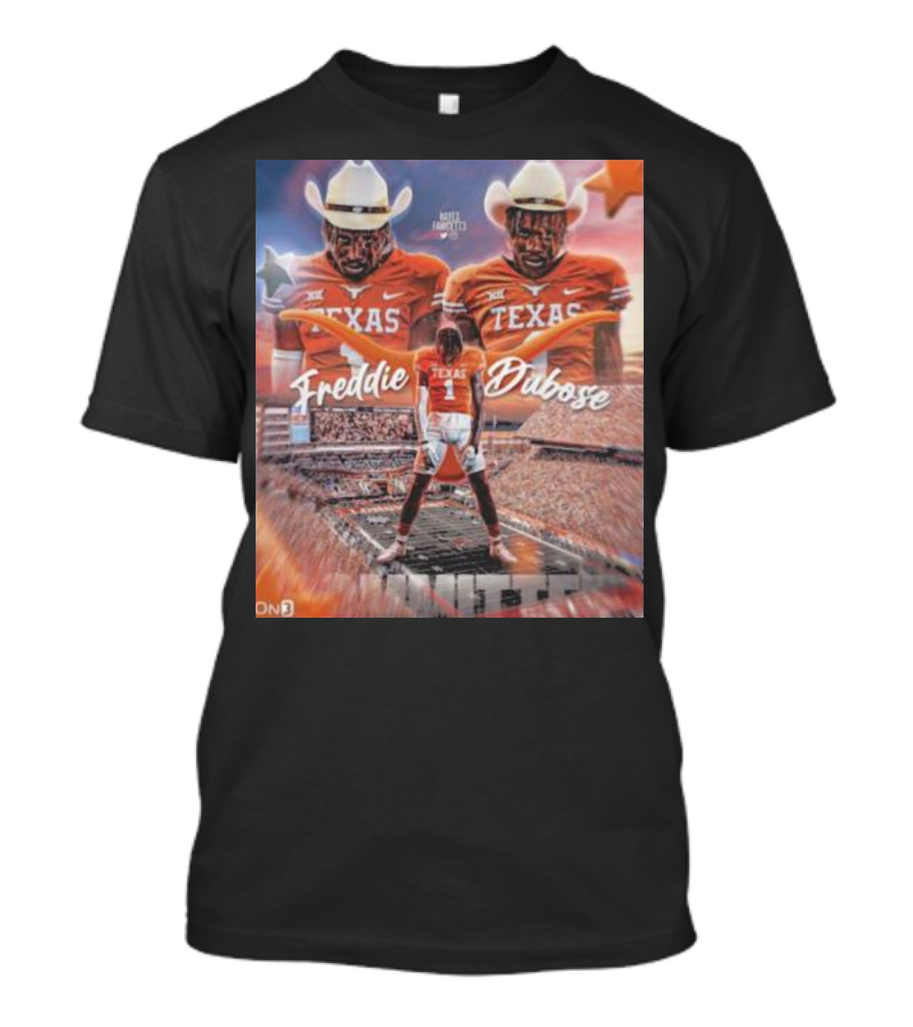 Texas Longhorns Freddie Dubose Football T-Shirt