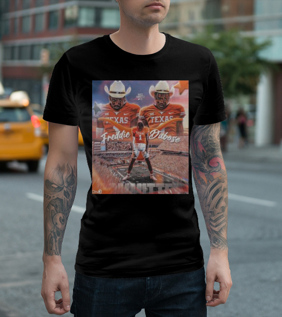 Texas Longhorns Freddie Dubose Football T-Shirt