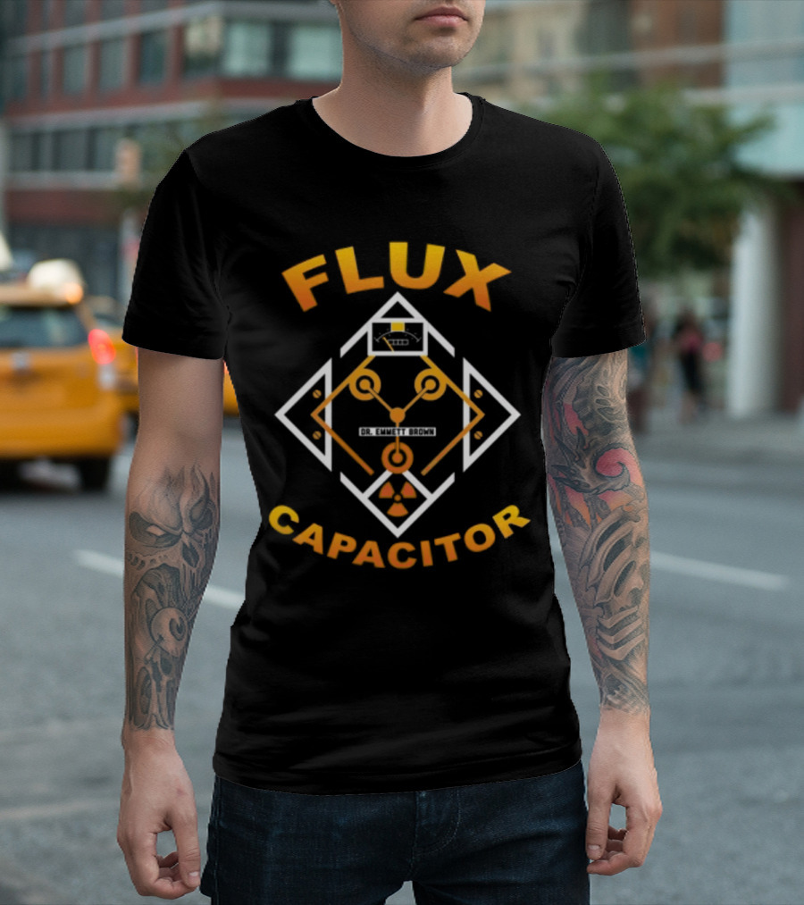 Flux Capacitor Dr. Emmett Brown Back To The Future T-Shirt