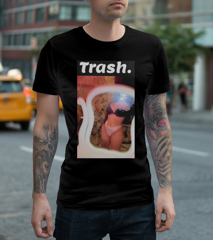 Trash Mirror Reflection T-Shirt