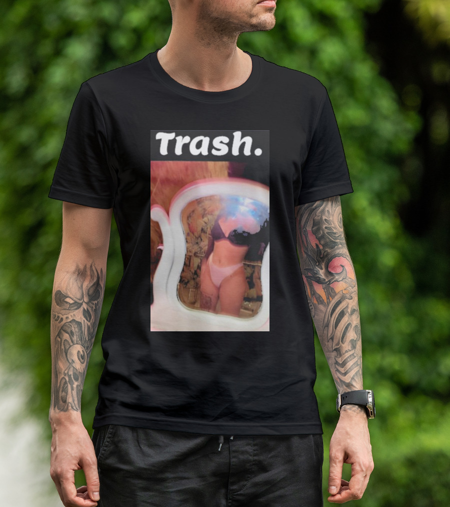 Trash Mirror Reflection T-Shirt