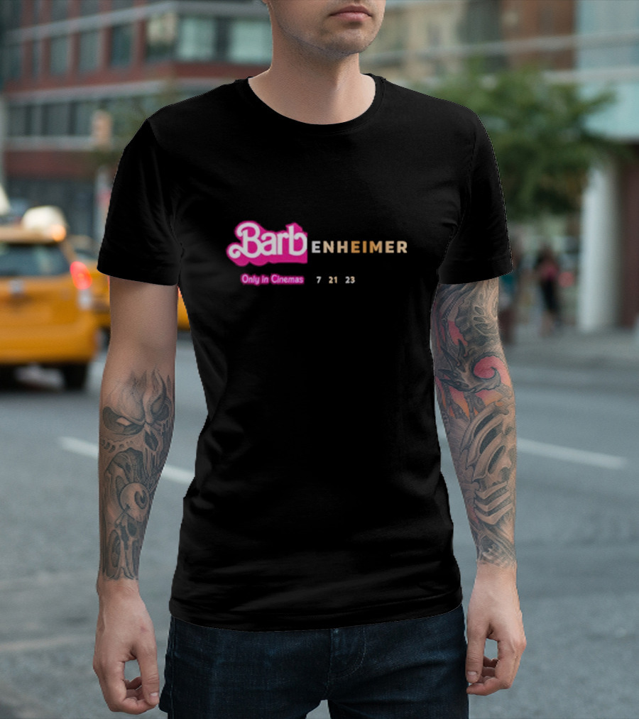 Barbenheimer Barbie Movie Oppenheimer Only in Cinemas 7 21 23 T-Shirt
