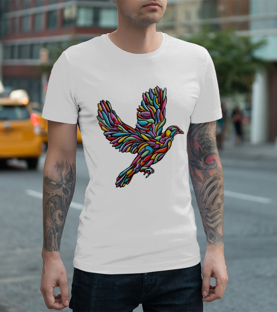 Glenside Local Solidarity Multicolored Dove T-Shirt