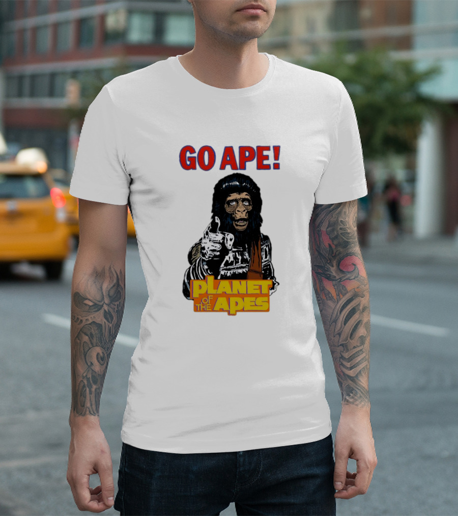 Go Ape Planet Of The Apes Iconic Mashup T-Shirt