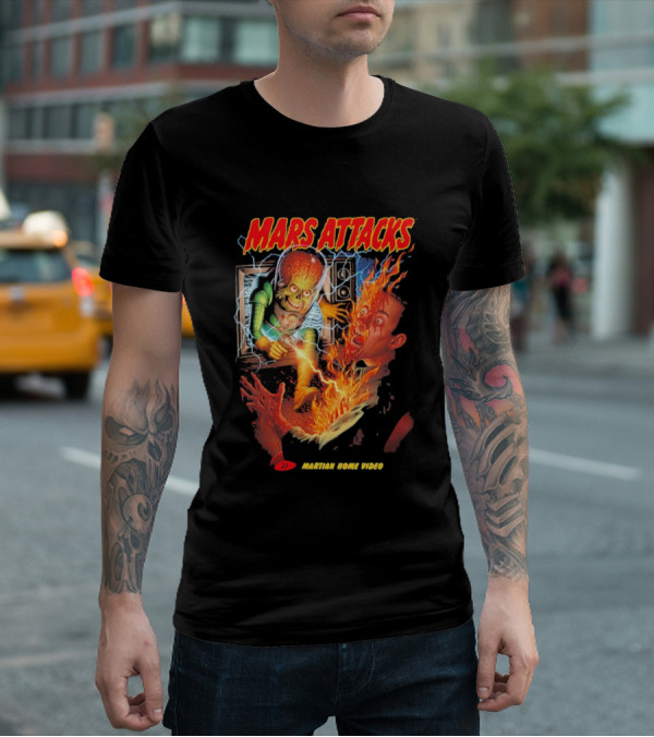 Mars Attacks Martian Home Video 23 T-Shirt