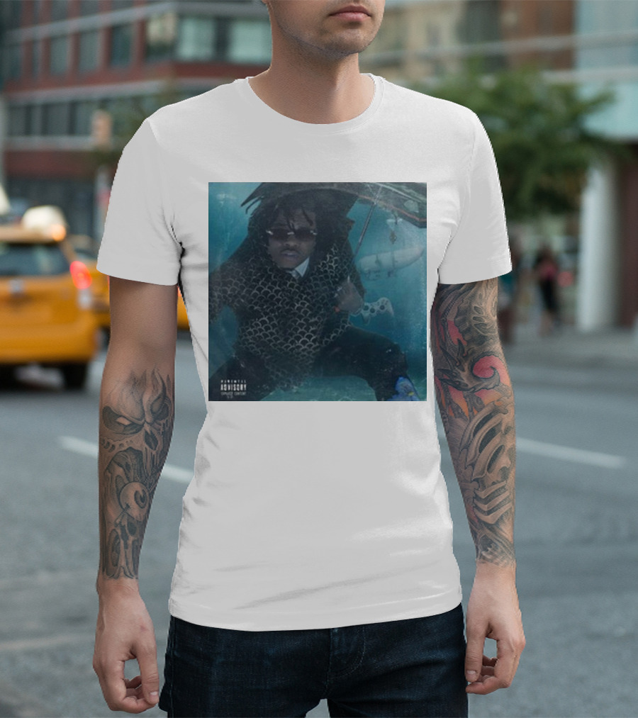 Parental Advisory Gunna Oceangate Album Cover Submarine Underwater T-Shirt