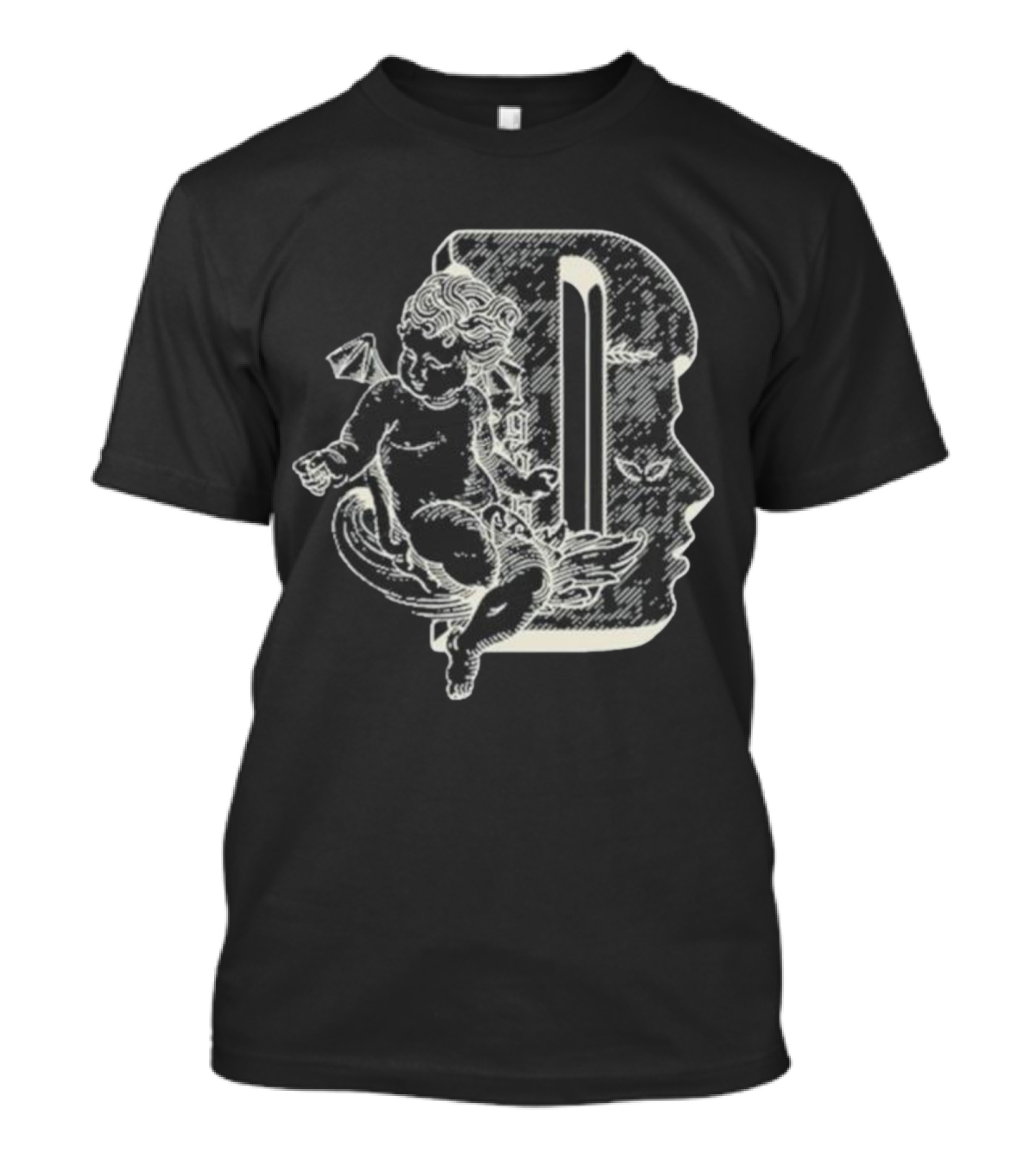 Nowkez Cherub Duki Angelic Profile T-Shirt
