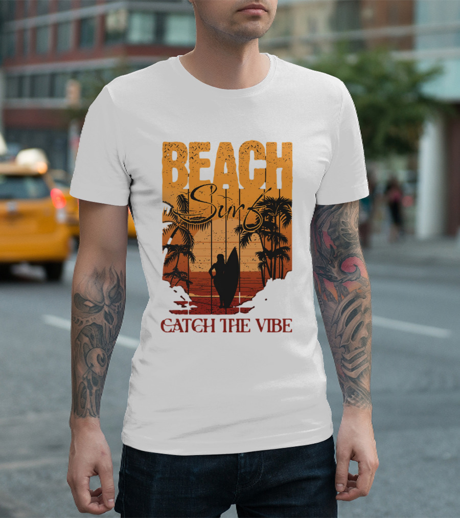 Beach Surf Catch the Vibe T-Shirt