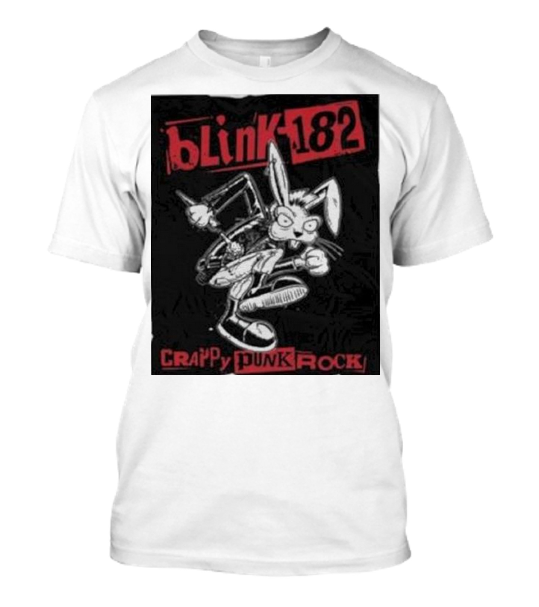 Blink-182 Crappy Punk Rock Punk Bunny T-Shirt