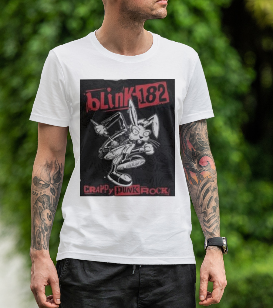 Blink-182 Crappy Punk Rock Punk Bunny T-Shirt