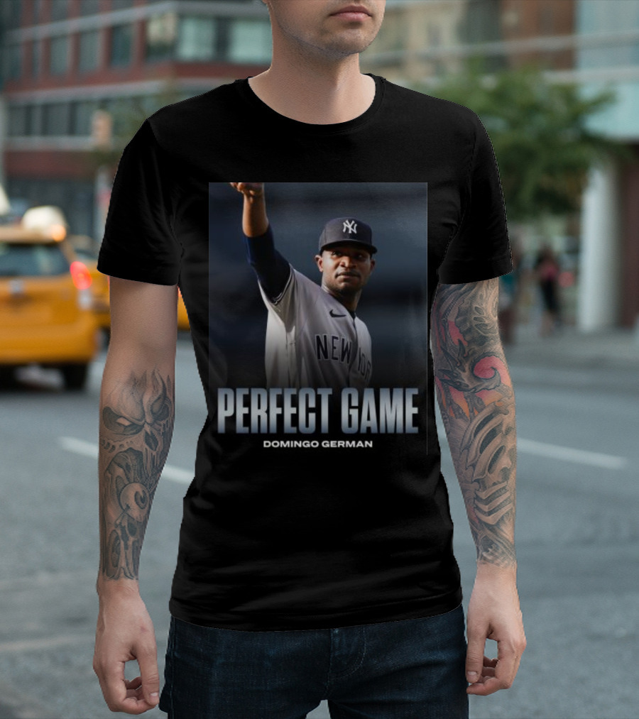 New York Yankees Domingo Germán Perfect Game T-Shirt