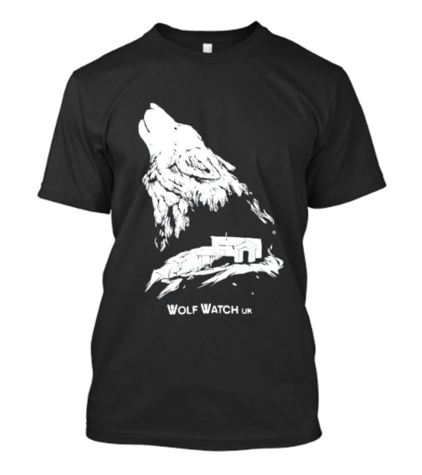 Wolf Watch UK Howling Wolf Nature Scene T-Shirt