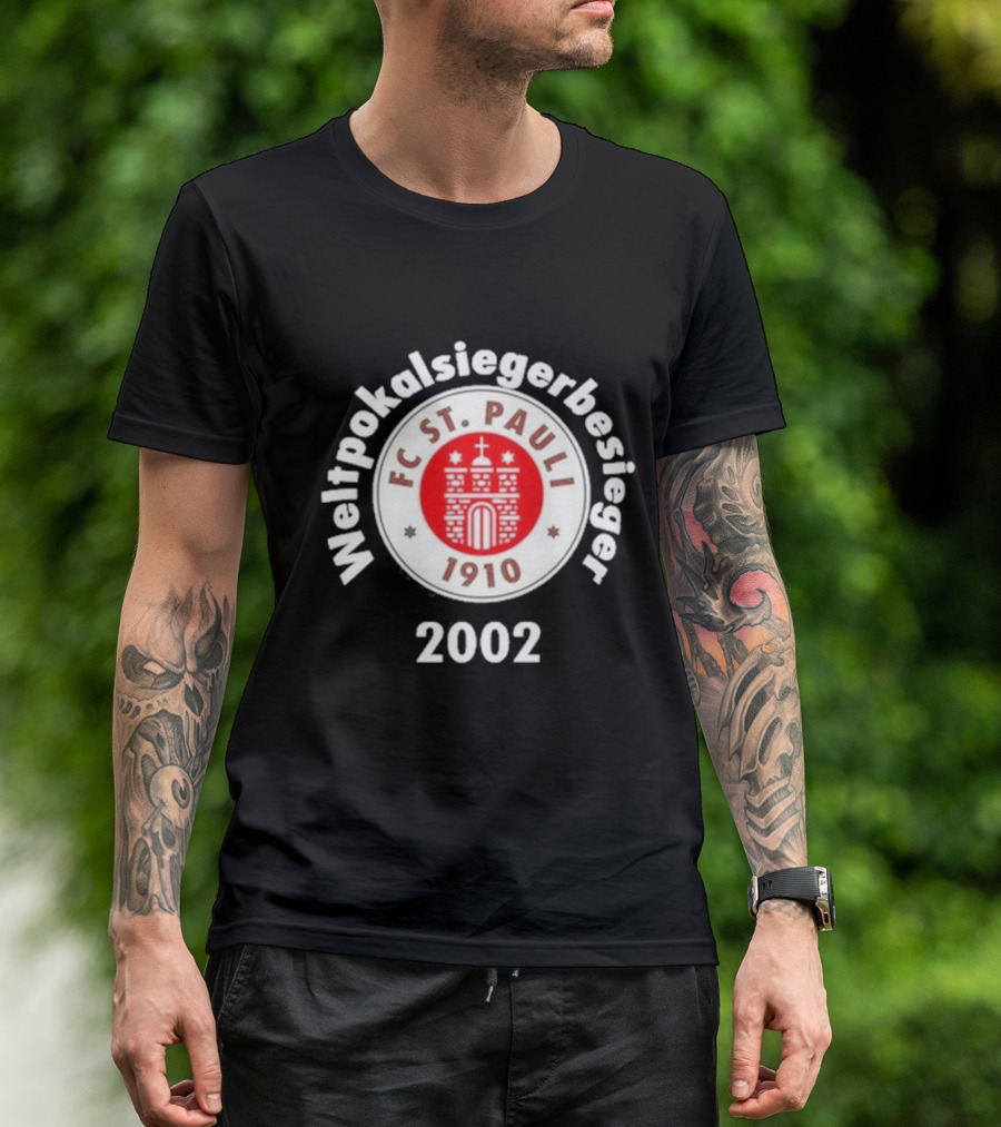FC St. Pauli Weltpokalsiegerbesieger 1910 Emblem 2002 T-Shirt