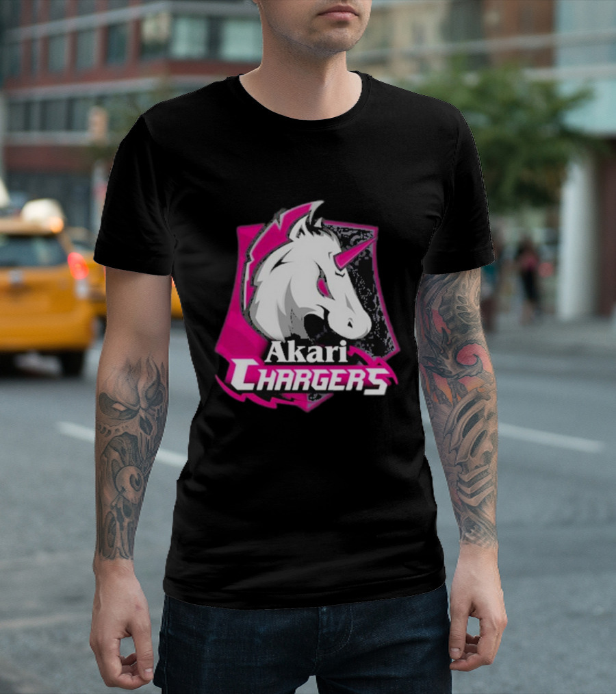Unicorn Fifi Sharma Akari Chargers T-Shirt