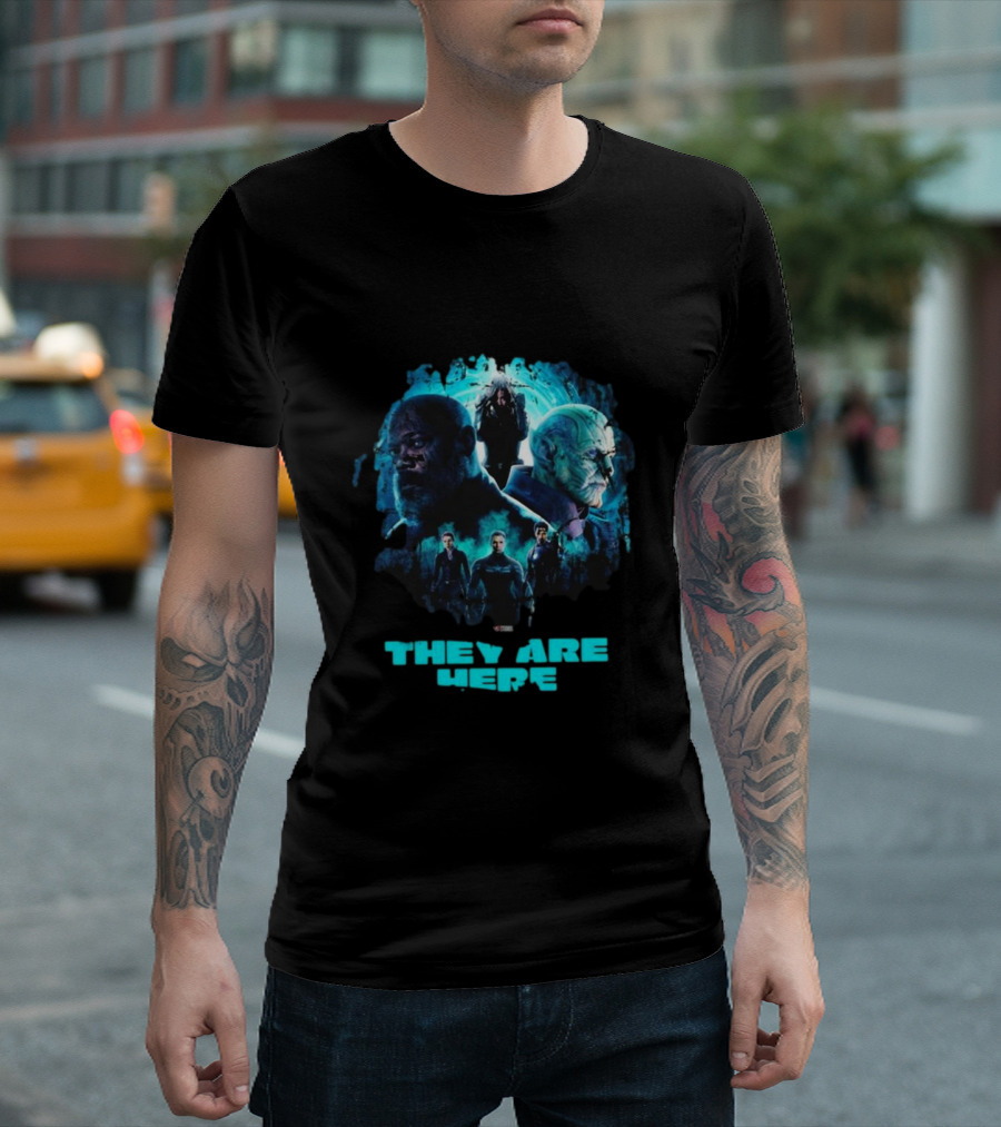 They Are Here Secret Invasion Marvel Movie Ta-Nehisi Coates T-Shirt