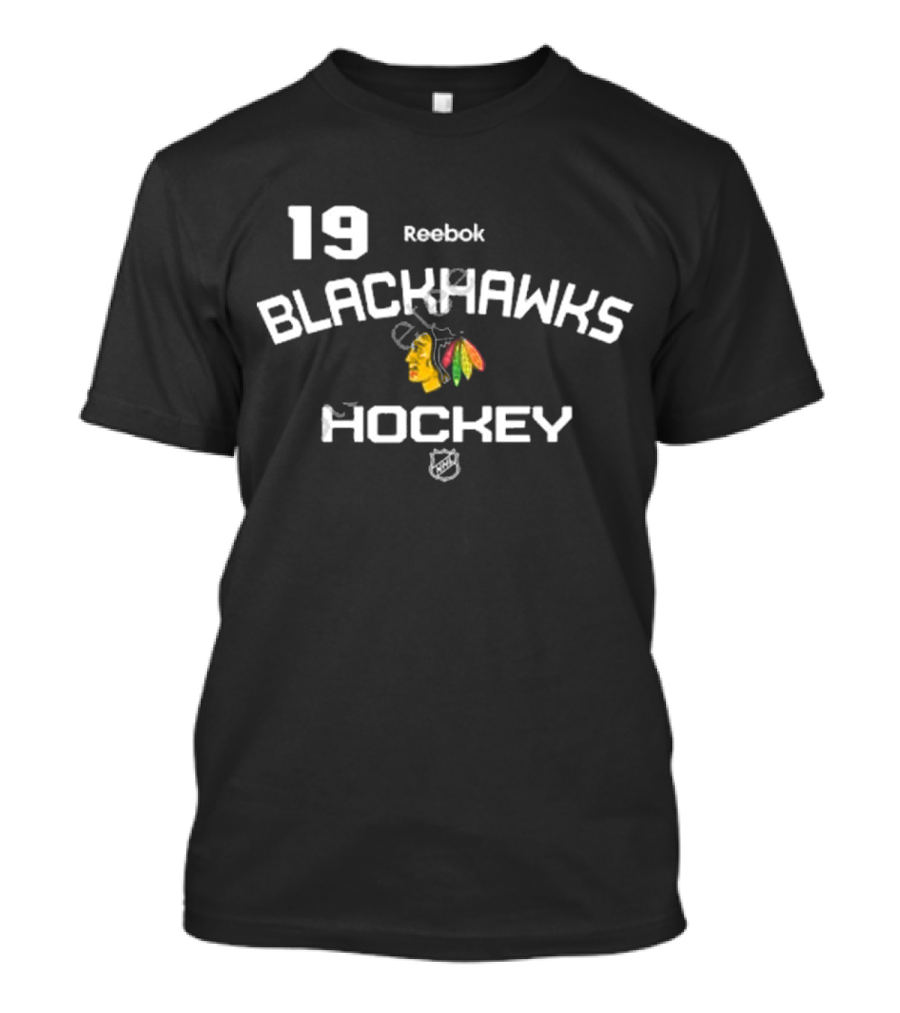19 Blackhawks Hockey Reebok NHL T-Shirt