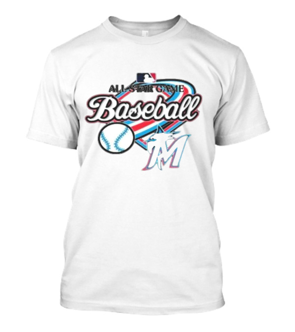 All Star Game Baseball Miami Marlins MLB T-Shirt