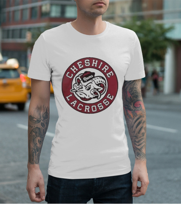 Cheshire Rams Lacrosse Team Emblem T-Shirt