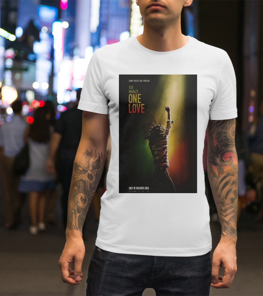 Some Voices Are Forever Bob Marley One Love Only In Theatres T-Shirt