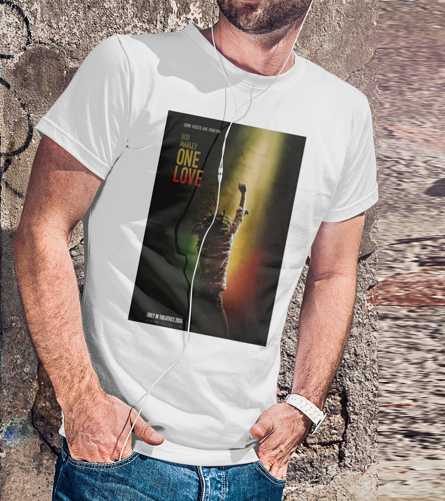 Some Voices Are Forever Bob Marley One Love Only In Theatres T-Shirt