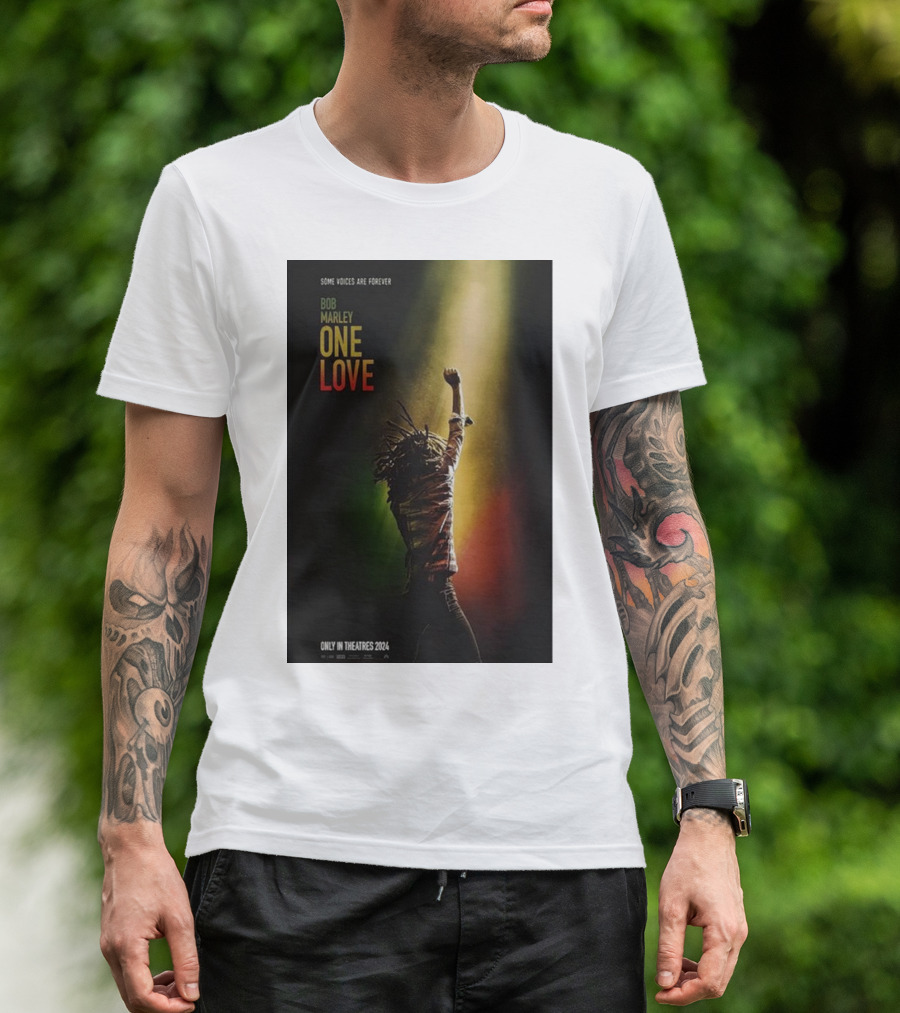 Some Voices Are Forever Bob Marley One Love Only In Theatres T-Shirt