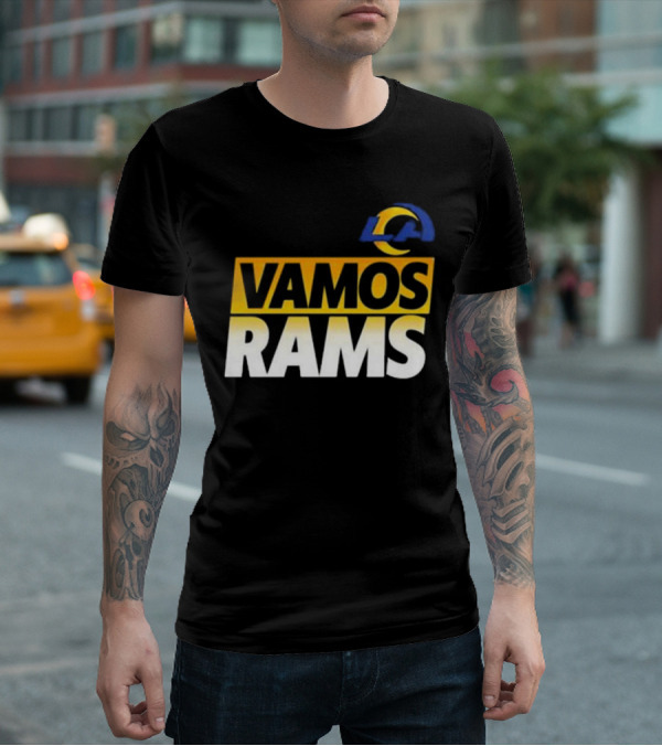 Los Angeles Rams Vamos American Football LA T-Shirt