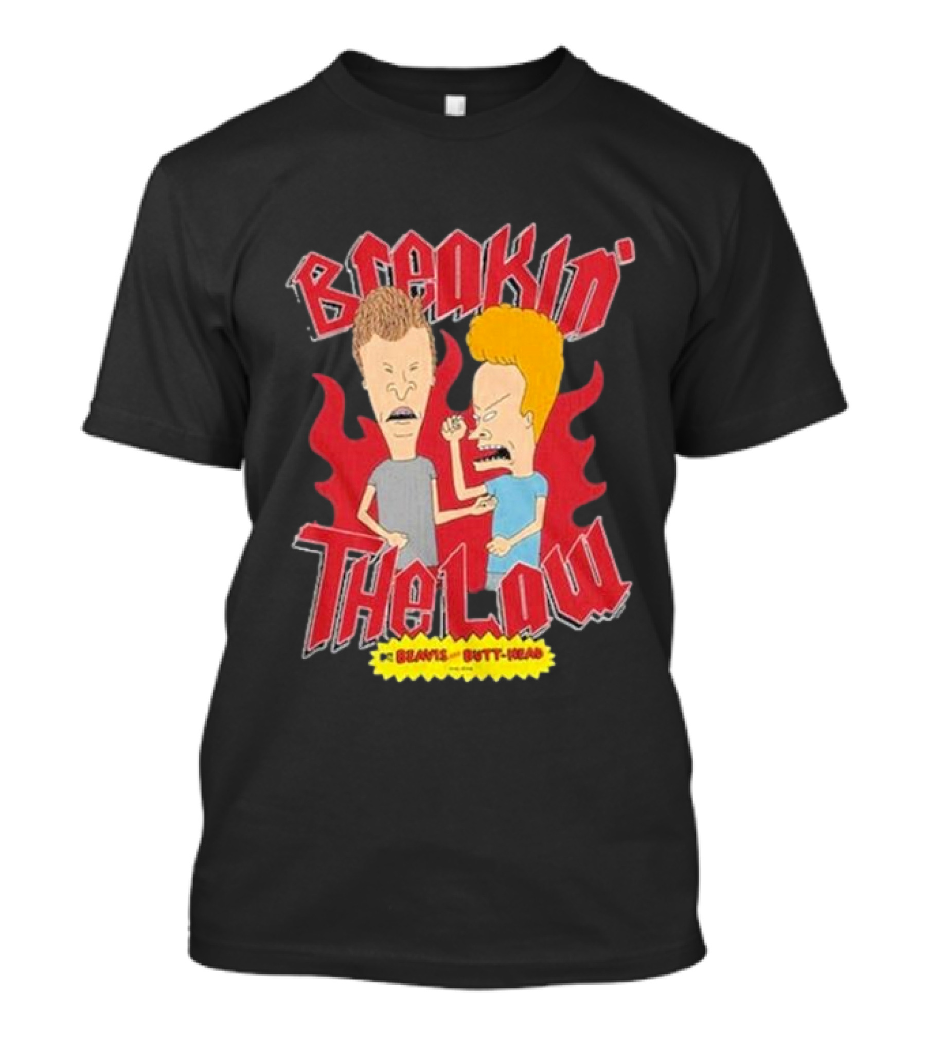 Breakin The Law Beavis And Butt-Head T-Shirt
