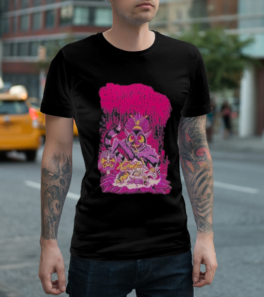 Madagascar I Like To Move It Move It Raccoon Painting T-Shirt
