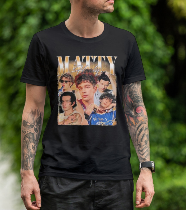 MATTY HEALY Collage Vintage Aesthetic T-Shirt